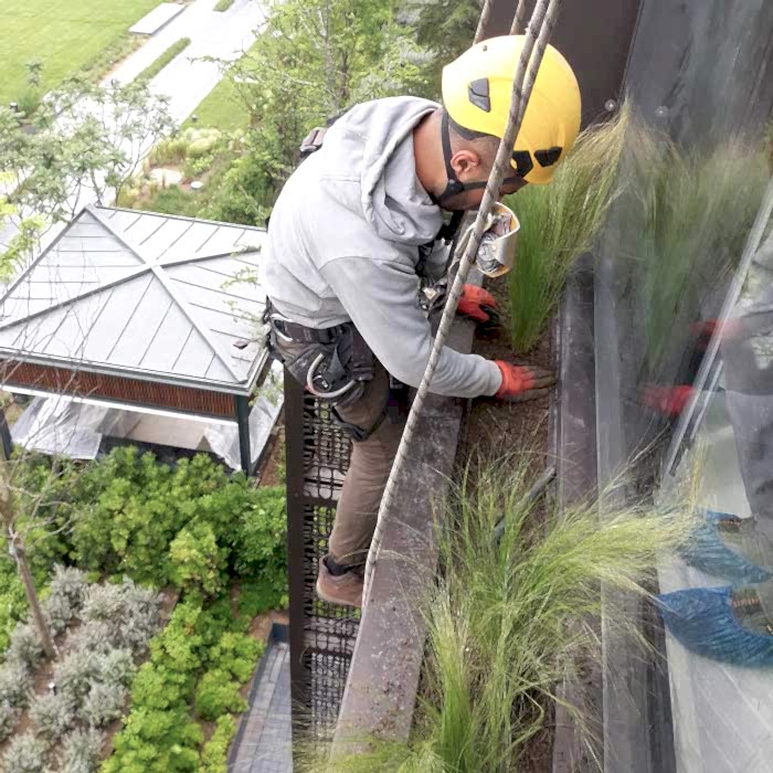 iple erişim, rope access, endüstriyel dağcılık, dış cephe temizlik, cam cephe temizlik