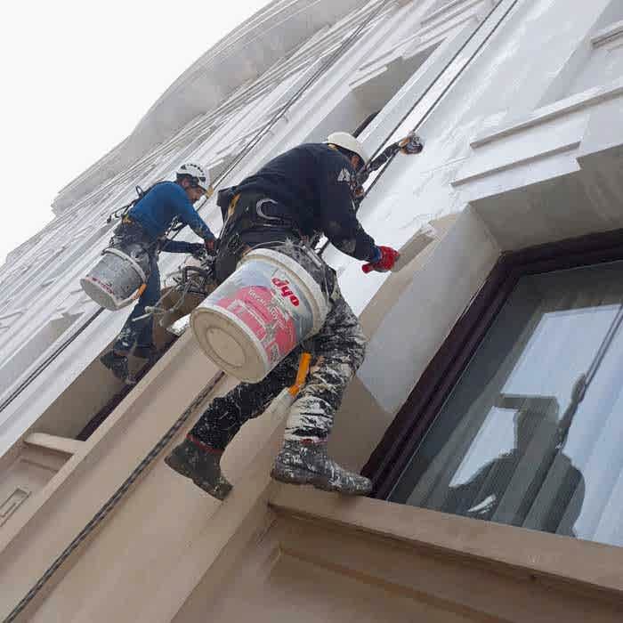 iple erişim, rope access, endüstriyel dağcılık, dış cephe temizlik, cam cephe temizlik