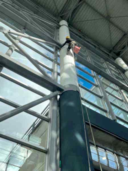 iple erişim, rope access, endüstriyel dağcılık, dış cephe temizlik, cam cephe temizlik, yüksek işler, metropol dağcıları