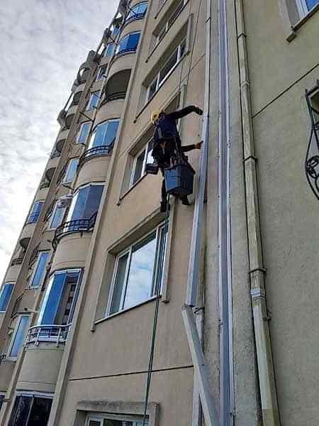 iple erişim, rope access, endüstriyel dağcılık, dış cephe temizlik, cam cephe temizlik, yüksek işler, metropol dağcıları